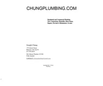 Chungplumbing.com(CHUNGPLUMBING) Screenshot