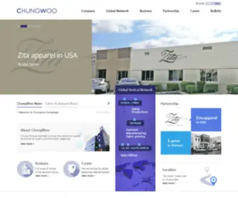 Chungwoocorp.com(Chung Woo Corporation) Screenshot