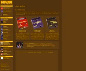 Chunk.com.au(Chunk Systems bass effects) Screenshot