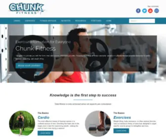 Chunkfitness.com(Exercise Information for Everyone) Screenshot