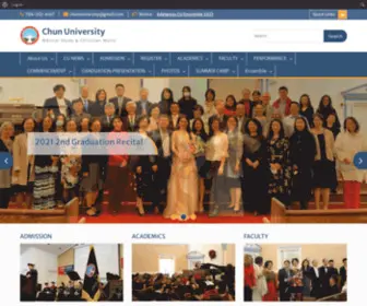 Chununiversity.info(Biblical Study & Christian Music) Screenshot