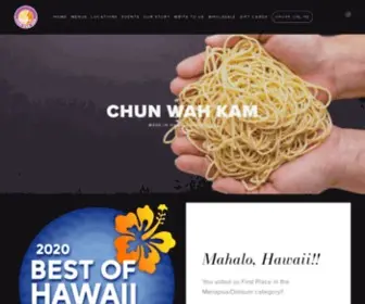 Chunwahkam.com(Chun Wah Kam Noodle Factory) Screenshot