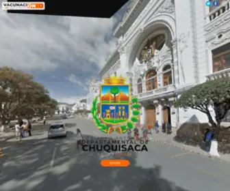 Chuquisaca.gob.bo(Gobierno) Screenshot