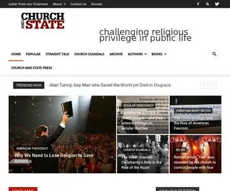 Churchandstate.org.uk(Church and State) Screenshot