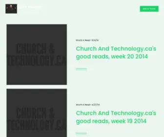 Churchandtechnology.ca(CnA Media Consulting) Screenshot