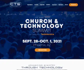 Churchandtechnologysummit.com(CTS REPLAY) Screenshot