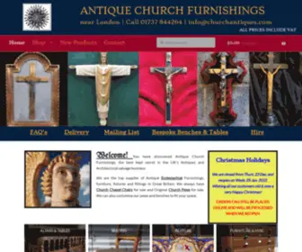 Churchantiques.com(Antique Church Furnishings) Screenshot