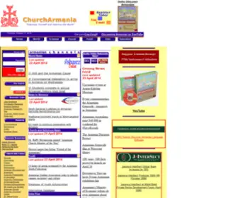 Churcharmenia.com(The Armenian Church) Screenshot