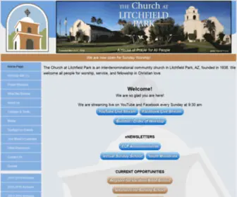 Churchatlitchfieldpark.org(The Church at Litchfield Park) Screenshot