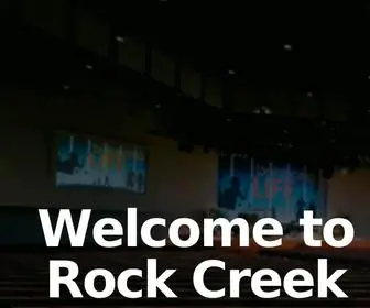 Churchatrockcreekonline.com(Church at Rock Creek) Screenshot