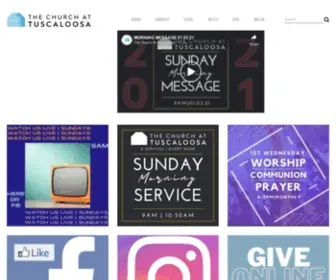Churchattuscaloosa.com(The Church at Tuscaloosa) Screenshot