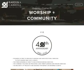 Churchdesigners.com(Rardin & Carroll Architects) Screenshot