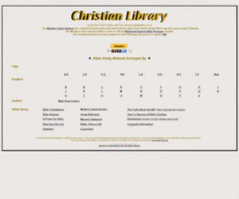 Churchesofchrist.net(Free Christian Library On) Screenshot