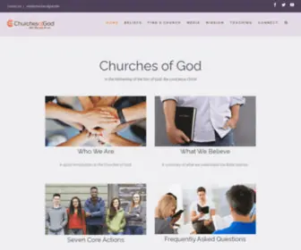 Churchesofgod.info(Churches of God) Screenshot