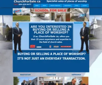 Churchforsale.ca(Specialist Sales of Places of Worship) Screenshot