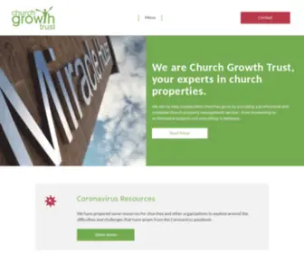 Churchgrowth.org.uk(Your experts in church properties) Screenshot