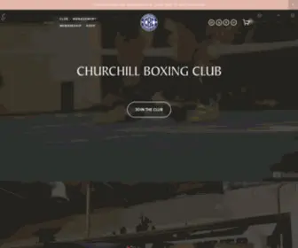 Churchillboxing.com(CHURCHILL BOXING) Screenshot