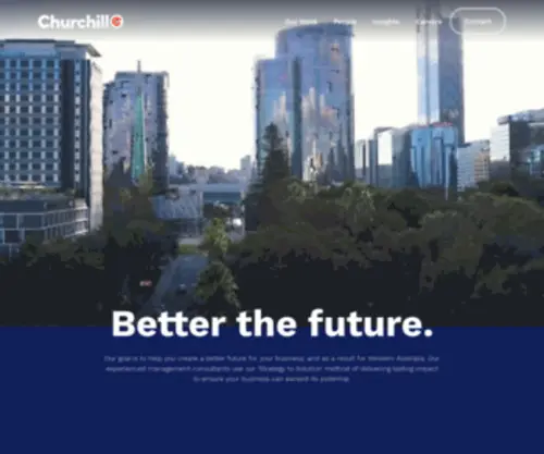 Churchill.com.au(Churchill) Screenshot