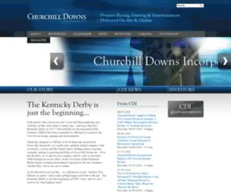 Churchilldownsincorporated.com(The Kentucky Derby is just the beginning) Screenshot