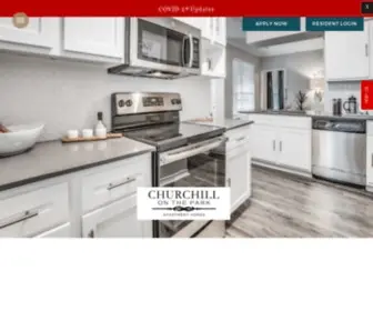 Churchillonthepark.com(Apartments for Rent in North Dallas) Screenshot