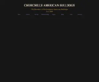 Churchillsamericanbulldogs.co.uk(Churchillsamericanbulldogs) Screenshot