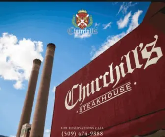 Churchillssteakhouse.com(Churchill's) Screenshot