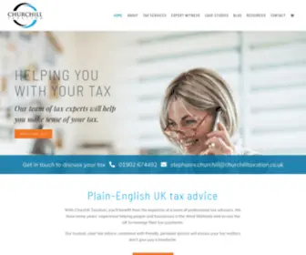 Churchilltaxation.co.uk(Tax Services and advice) Screenshot