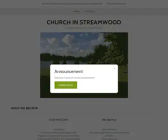 Churchinstreamwood.org(Churchinstreamwood) Screenshot