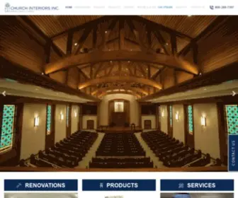Churchinteriors.com(Church Renovations & Remodeling) Screenshot