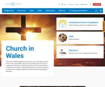 Churchinwales.org.uk(The Church in Wales) Screenshot