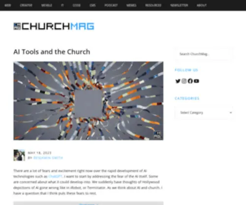 Churchmag.press(Churchmag press) Screenshot