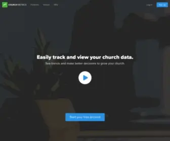 Churchmetrics.com(Church Metrics) Screenshot