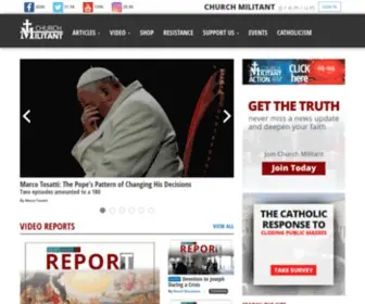 Churchmilitant.tv(Church Militant) Screenshot