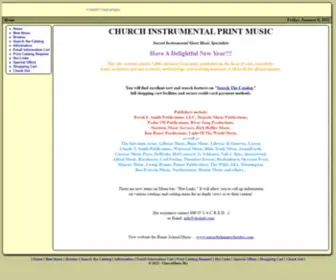 Churchmusic.biz(ChurchMusic) Screenshot