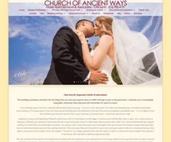 Churchofancientways.org(Long Island Wedding Officiant) Screenshot