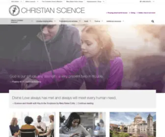 Churchofchristscientist.org(The heart of Christian Science) Screenshot
