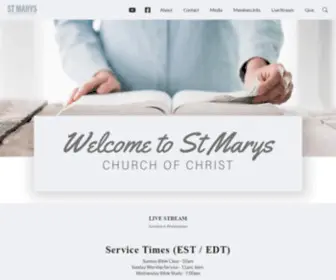 Churchofchriststm.org(St Marys church of Christ) Screenshot