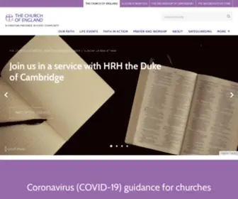 Churchofengland.org(The Church of England's official website) Screenshot