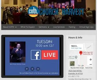 Churchoftheharvest.us(Evansville Foursquare Church) Screenshot