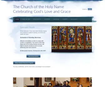 Churchoftheholyname.com(The Church of the Holy Name) Screenshot