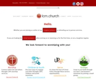 Churchofthemaster.com(Lutheran Church of the Master) Screenshot