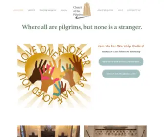 Churchofthepilgrims.org(Church of the Pilgrims) Screenshot