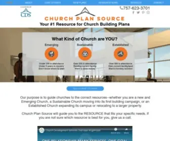 Churchplansource.com(Church Plan Source) Screenshot