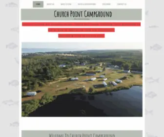 Churchpointcampground.com(Church Point Campground) Screenshot