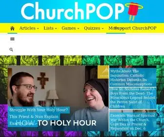 Churchpop.com(Make holy all the things) Screenshot