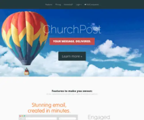 Churchpost.com(Your message) Screenshot