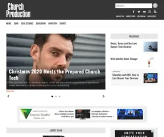 Churchproduction.com(Church Production Magazine) Screenshot