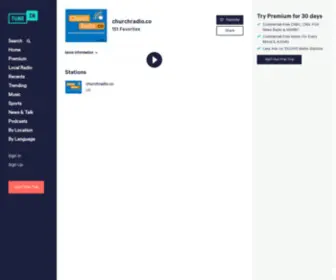 Churchradio.co(Free Internet Radio) Screenshot