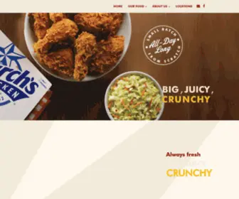 Churchschicken.gy(Church's Chicken) Screenshot