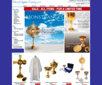 Churchsuppliescatalog.com(Monstrance Direct) Screenshot